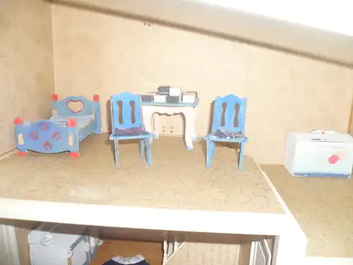 Lundby Schweden 1960er Jahre Vintage Puppenhaus Möbel Mid-Century Modern Designer Hanse Denmark Brio BODO HENNIG ZWEI Geschichten Danish Modernism