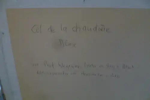 Jürgen Wegener (* 18. September 1901 in Stolp; † 19. Juli 1984 in Tutzing)  Col de la chaudie`re Dröme