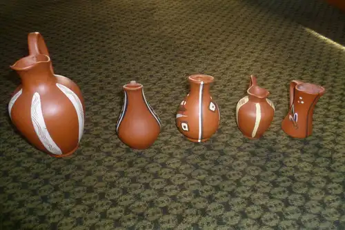 Rare 50s ceramic pitcher vase Manufacturer  manufacturer SAWA ceramics Franz SchwaderlappOrigin  origin: Ransbach - Baumbach