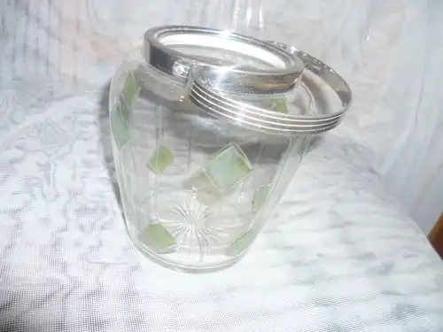 Friedrich von Poschinger WMF! Eiswürfel Behälter Art Deko1920-30 Metallmontierung unbekannt Eiswürfel Behälter Art Deko ca 1920-30