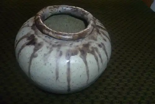 Studio Keramik signiert S.F. in Kürbisform Mid-Century, 1960/70