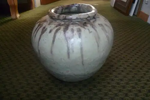 Studio Keramik signiert S.F. in Kürbisform Mid-Century, 1960/70