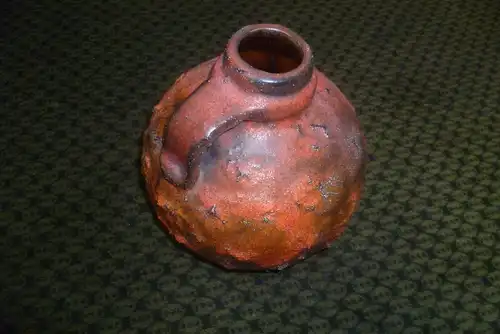 Modernist Vulkano Studiokeramik Kürbisform Vintage 1960- 65 Designer : Otto Gerharz oder Kurt Tschörner Keramik-Ingenieur