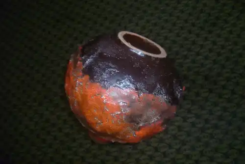 Modernist Vulkano Studiokeramik Kürbisform Vintage 1960- 65 Designer : Otto Gerharz oder Kurt Tschörner Keramik-Ingenieur