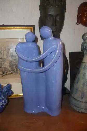 Studio Keramik Vintage der 1960 "Paar umarmend " am Stand signiert ?