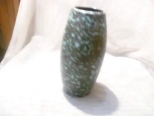 Modernist Mid Century Vase super selten melierter türkisfarben Schaumlasur Fat Lava Scheurich,Pop  Art Design ! Form : 522-20