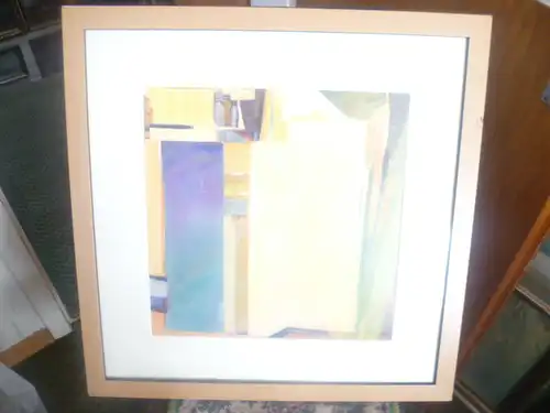 Teresa Dietrich geboren 1953  Lithographie signiert um nummeriert Blatt 130 von 325 " Raum 2"