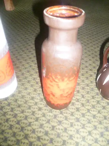 Scheurich Fat Lava Gerda Heukeroth Ferrari Rot Design Keramik Vase Formnr. 200 - 22