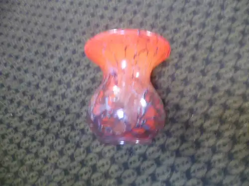 WMF Ikora Glas Art Deco 1930-39 Vase Karl Wiedmann 1905-1982 seltene Farbe leuchtendes Rot