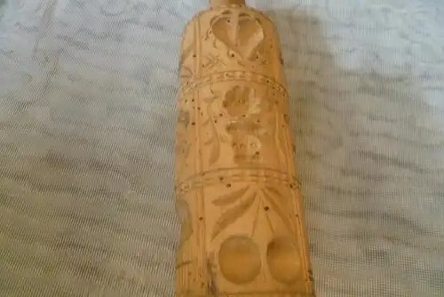 Rolle Spekulatius Lebkuchen Obstholz oder Ahorn um 1850 fein geschnitzt! Provenienz Bäckerei in Bretten