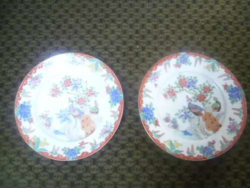 Paar Porzellan Imariteller Meiji Periode Japan 1880-1889