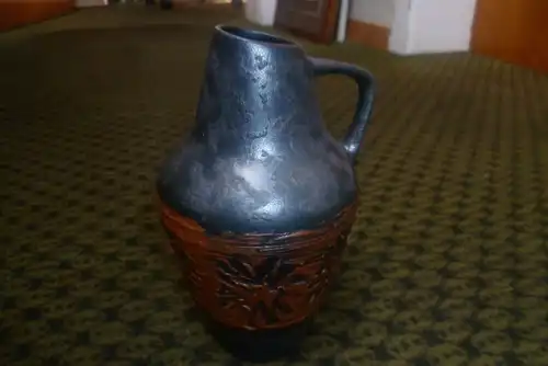  Sawa Keramik 50 Jahre sehr seltene Lasur in der Art einer Kupfer Eisen Rostlasur !
