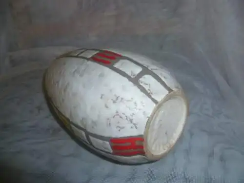 Jasba Dekor Formnr.: Jasba wohl 155-18 oder 101-18 Keramik Designer Vase handbemalt von 1962