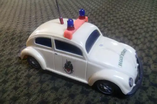 Metosul White Pepe Volkswagen GNR Police Car. BRIGADA DE TRANSITO. Scala 1:43 Schwungrad Antrieb Mint