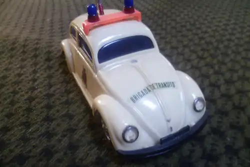 Metosul White Pepe Volkswagen GNR Police Car. BRIGADA DE TRANSITO. Scala 1:43 Schwungrad Antrieb Mint