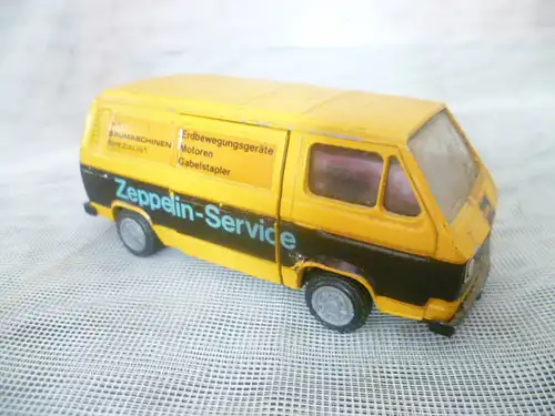 Conrad Modell Zeppelin-Service Werbemodell Volkswagen Transporter VW Bus T3 -1:43