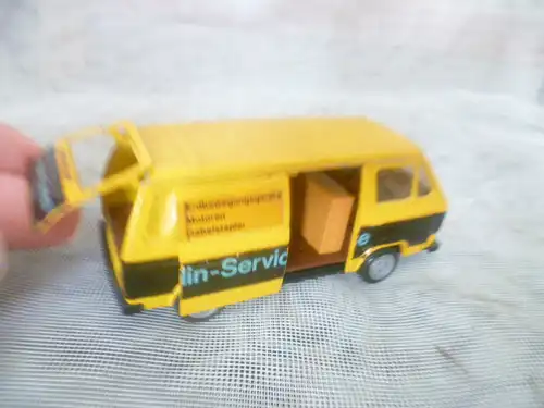 Conrad Modell Zeppelin-Service Werbemodell Volkswagen Transporter VW Bus T3 -1:43