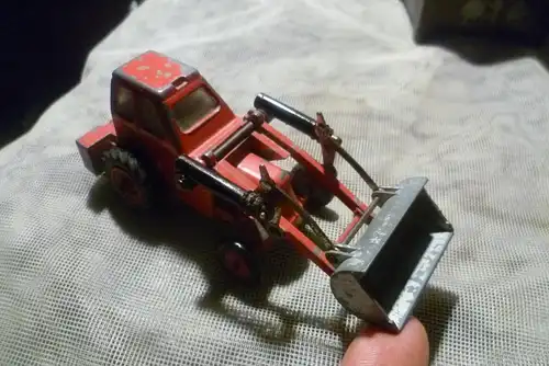 VINTAGE DINKY TOYS #437 MUIR HILL 2WL LADER TRAKTOR