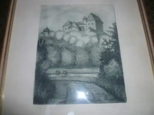 Alfred Büttner Greiz Alfred 1886 - 1963 Greiz    Schloss Bürk von Jägersburg