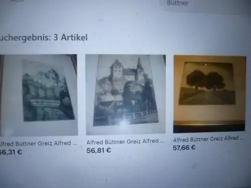 Alfred Büttner Greiz Alfred 1886 - 1963 Greiz    Schloss Bürk von Jägersburg