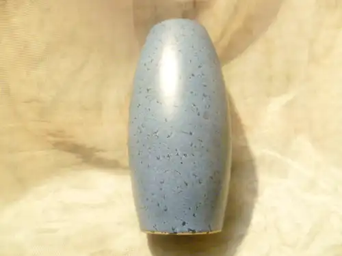 Vintage Scheurich Vase 522-20 Keramik W.Germany , blau gesprenkelt aus der Vitrine H: 20 cm 