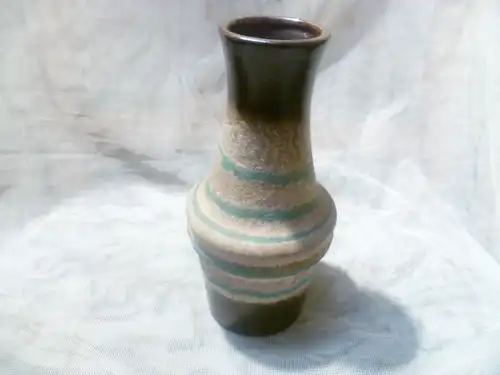 Vintage Scheurich Vase 209-18 Keramik W.Germany grün beige braun ,aus der Vitrine H: 18 cm
