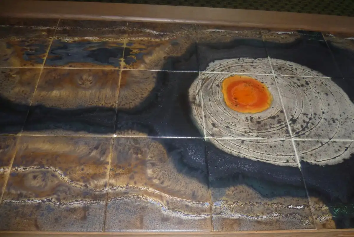 Jean D'Asti Vallauris 1926-2021Mailand Keramik Wandbild Ära 1960!   Provenienz :GKF Güglingen 