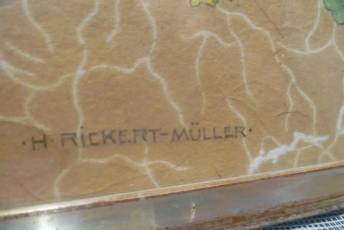 Helo Rickert- Müller Künstlerin  um 1920 unter Anderem für den Künstlerbund Karlsruhe tätig