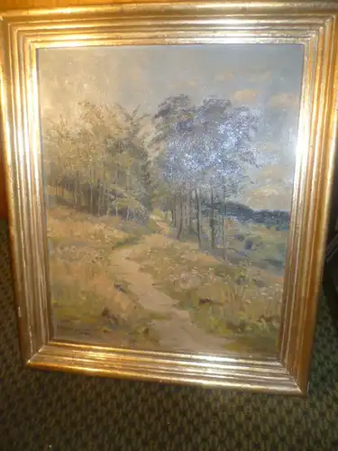 " Idyllische Landschaft in der schwäbischen Alb " Lilli Kerzinger-Werth 1897 Mailand  1971 Stuttgart