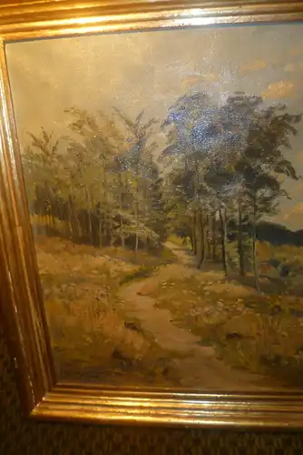 " Idyllische Landschaft in der schwäbischen Alb " Lilli Kerzinger-Werth 1897 Mailand  1971 Stuttgart