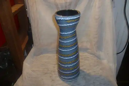 Scheurich Keramik Vase 520-32 Fat Lava Ceramic 70´s Höhe 32 cm
