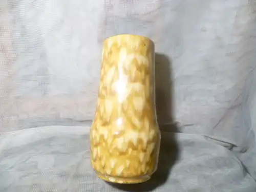 Scheurich Keramik Vase Formnr. 529/18 Mid Century hier seltene Farbe in curry beige Töne
