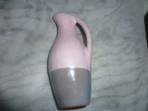 Heinz Siery oder Herbert Reusch Eckhardt & Engler kleine handdekorierte Keramik Krug Vase 50 Ära