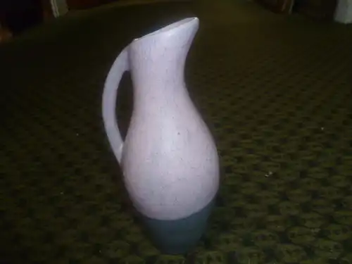 Heinz Siery oder Herbert Reusch Eckhardt & Engler kleine handdekorierte Keramik Krug Vase 50 Ära