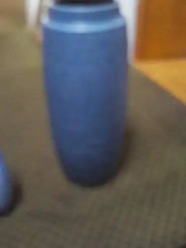 Bernina Design  Scheurich der 1970 Jahre Keramik Vase 264-40 in hellen Blautönen! H 40 cm