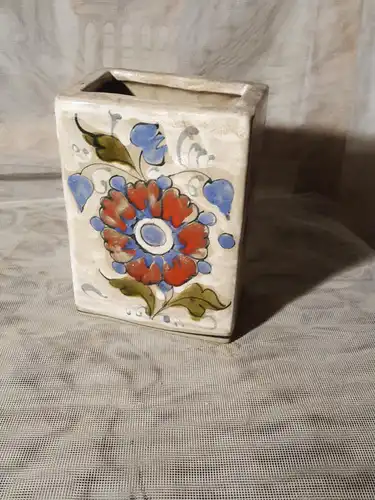 Elia Schiavon Italien um 1970  rechteckiger Vasenkörper