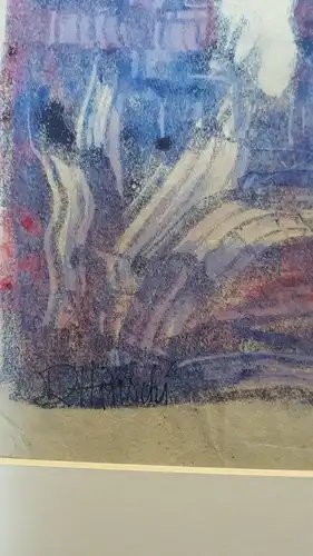 Rote Reiter Malergruppe Rudolf Hirschi 1917 Stuttgart – 2001 Akt Gruppe Stein Handabzug Studien für Gemälde