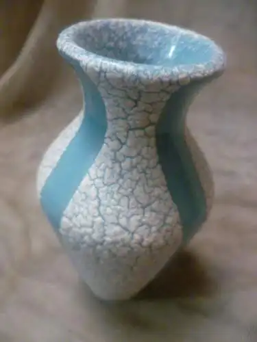 Jopeko Türkisfarbene kleine Vase Model Ruth Entwurf von 1959 Vintage 