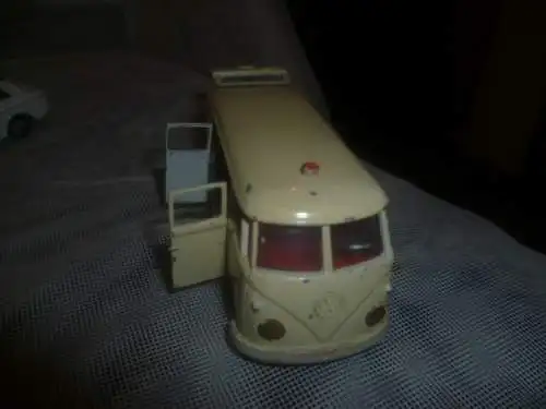 Diecast Gama 955 Mini Mod 1:43 Volkswagen T1 Ambulance Van Krankenwagen Bus Made in Germany aus der Vitrine