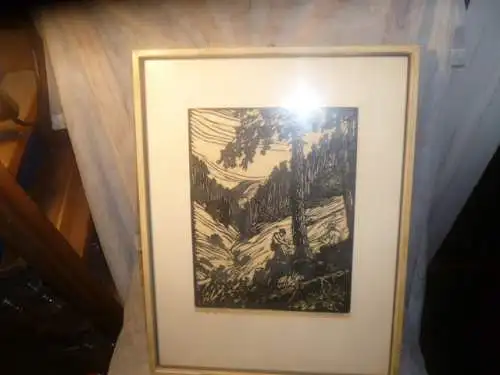 Karl FREYTAG ist ein Künstler, der 1867 geboren wurde und 1926 gestorben " Die Holzfäller "  rechts signiert 