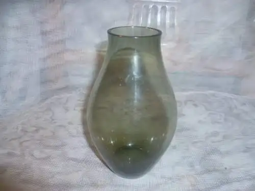 W.Wagenfeld 1900-1990 Kürbid/Ballonvase Rauchglas um 1950 Ballonvase Rauchglas Farben H:15 cm