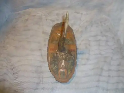 Militaria Jäger Kleiderhacken Spießer datiert  1914- 1916 von Hand mit Jagdszenen bemalt!!