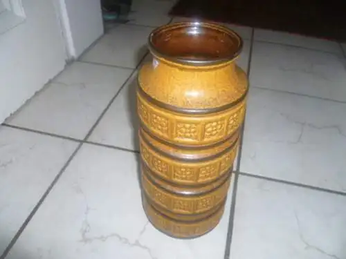 Scheurich 269-30 'Ikra' Vase Entwurf Bodo Mans Vintage der  1970 Jahre