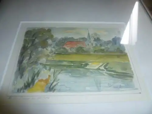 Ulrich Kiowski (1947 Saltendorf/Oberpfalz) "Dorf Idylle Haltern an der Stever"