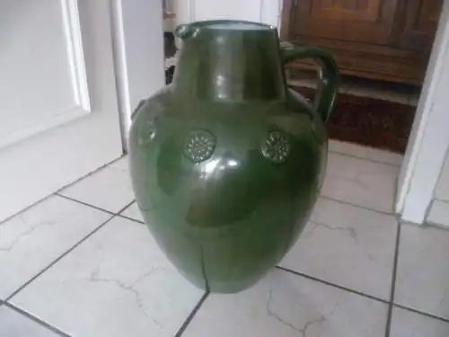 Keramik Henkelkrug wohl Österreich Burgenland um 1920 gefertigt