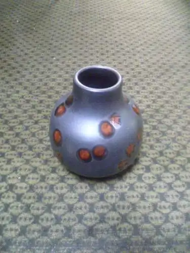 Keramik Vase  Karlsruher Majolik Formnr 9006 Designe Glatzle, Fridegart Vintage 1950-60