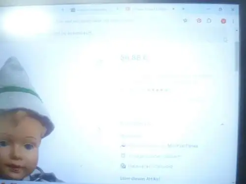 Vintage Jointed Celluloid German Boy Doll Traditional in Trachten Look  Marked AJ 20 aus den 1960 Jahren Jungen Puppe in Filz 20cm hoch