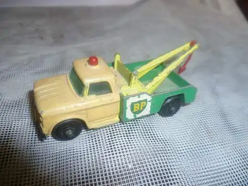 Matchbox Serie No. 13d - Dodge Weck Truck - England - 1978 leicht bespielt ! Matchbox Rw 13d Dodge Wreck Truck Gelb/grün "bp" Abziehbilder