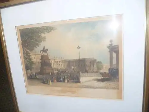 Humbold Universität zu Berlin Farbradierung von Alexander Carse 1770-1843 GB