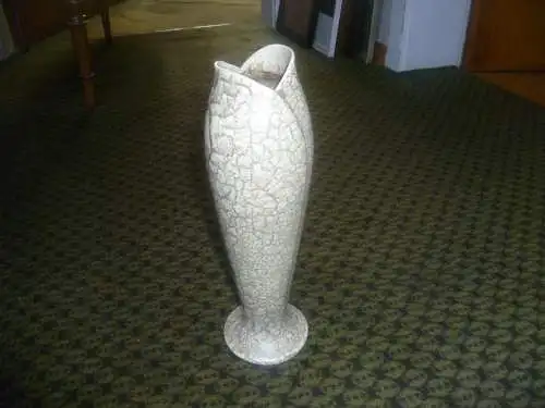Vintage Bay Orchideen  Vase für eine Orchidee, 50er Jahre, Top H:26cmStraußneierfarben  gesprenkelt 